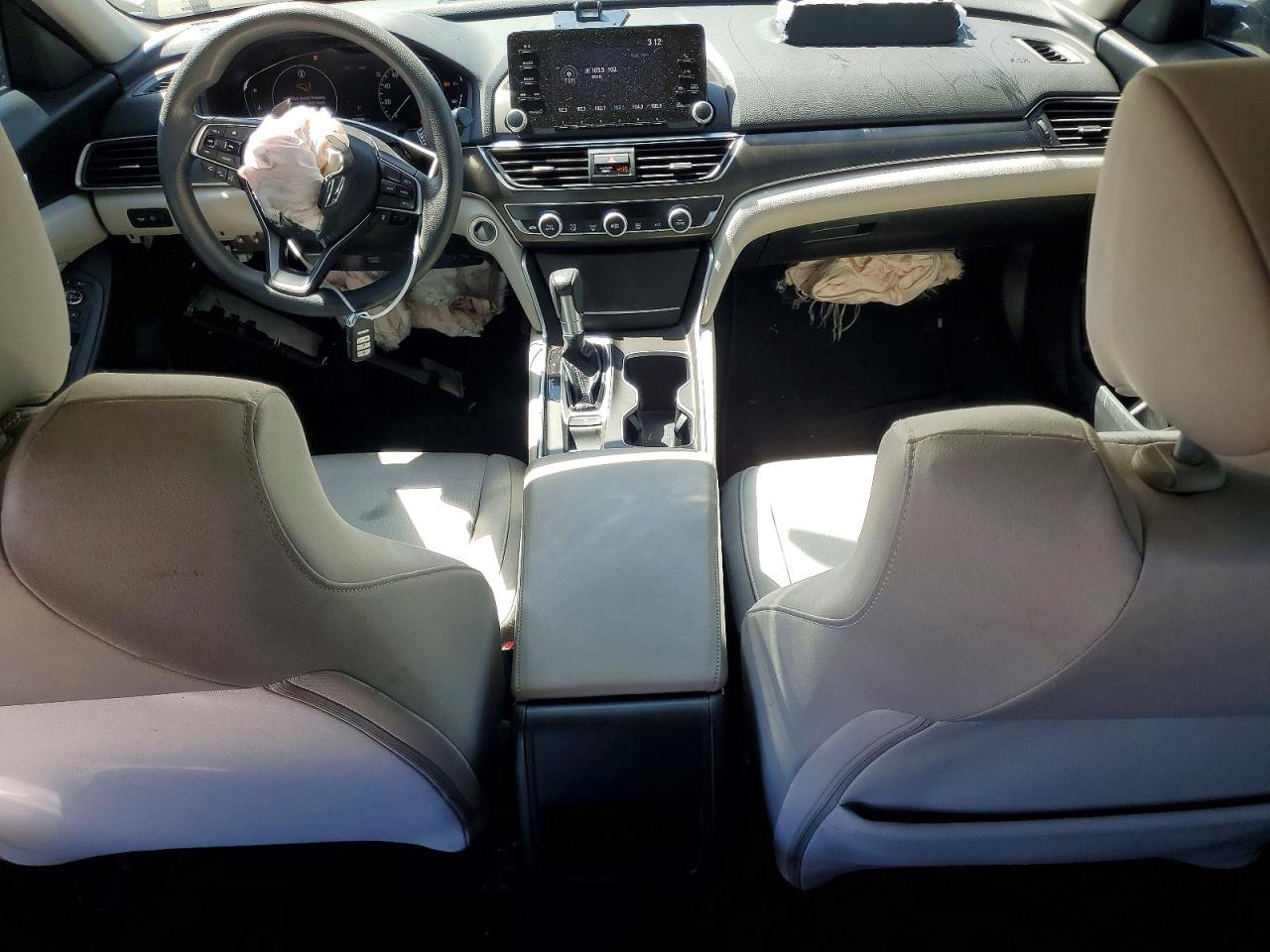 2019 Honda Accord Lx Beige vin: 1HGCV1F14KA037619