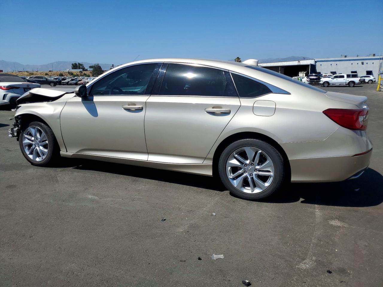 2019 Honda Accord Lx Beige vin: 1HGCV1F14KA037619