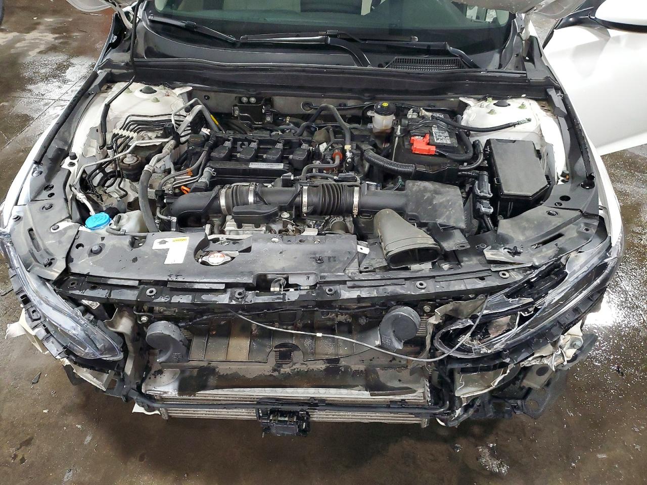 2020 Honda Accord Lx White vin: 1HGCV1F14LA005819