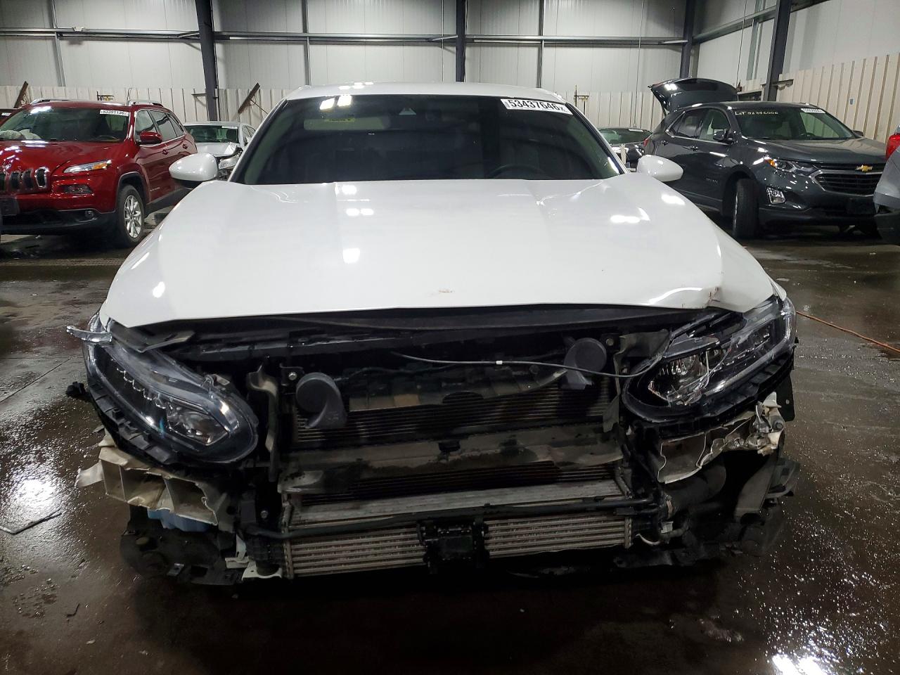 2020 Honda Accord Lx White vin: 1HGCV1F14LA005819