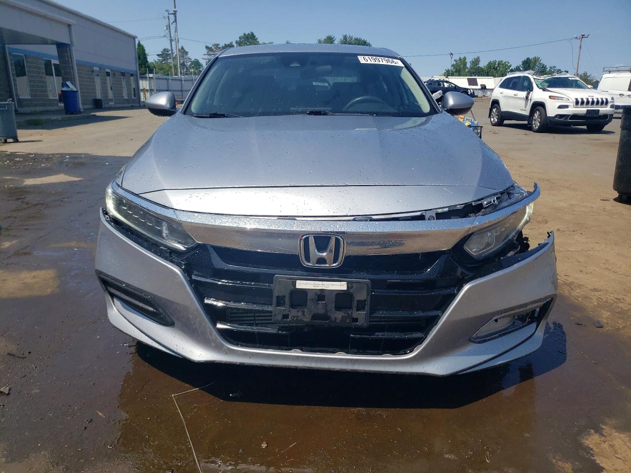 2018 Honda Accord Lx Silver vin: 1HGCV1F15JA144452