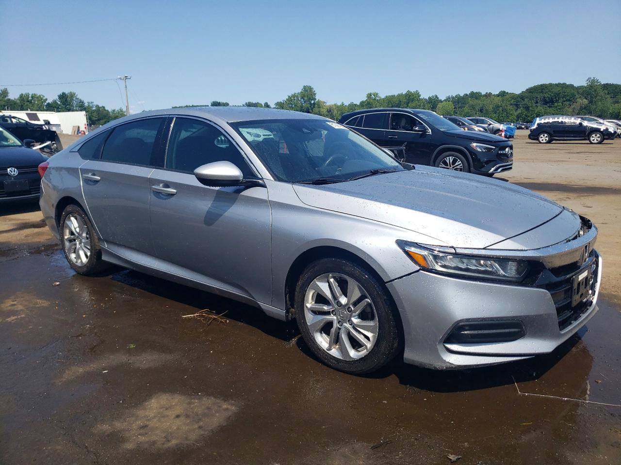 2018 Honda Accord Lx Silver vin: 1HGCV1F15JA144452