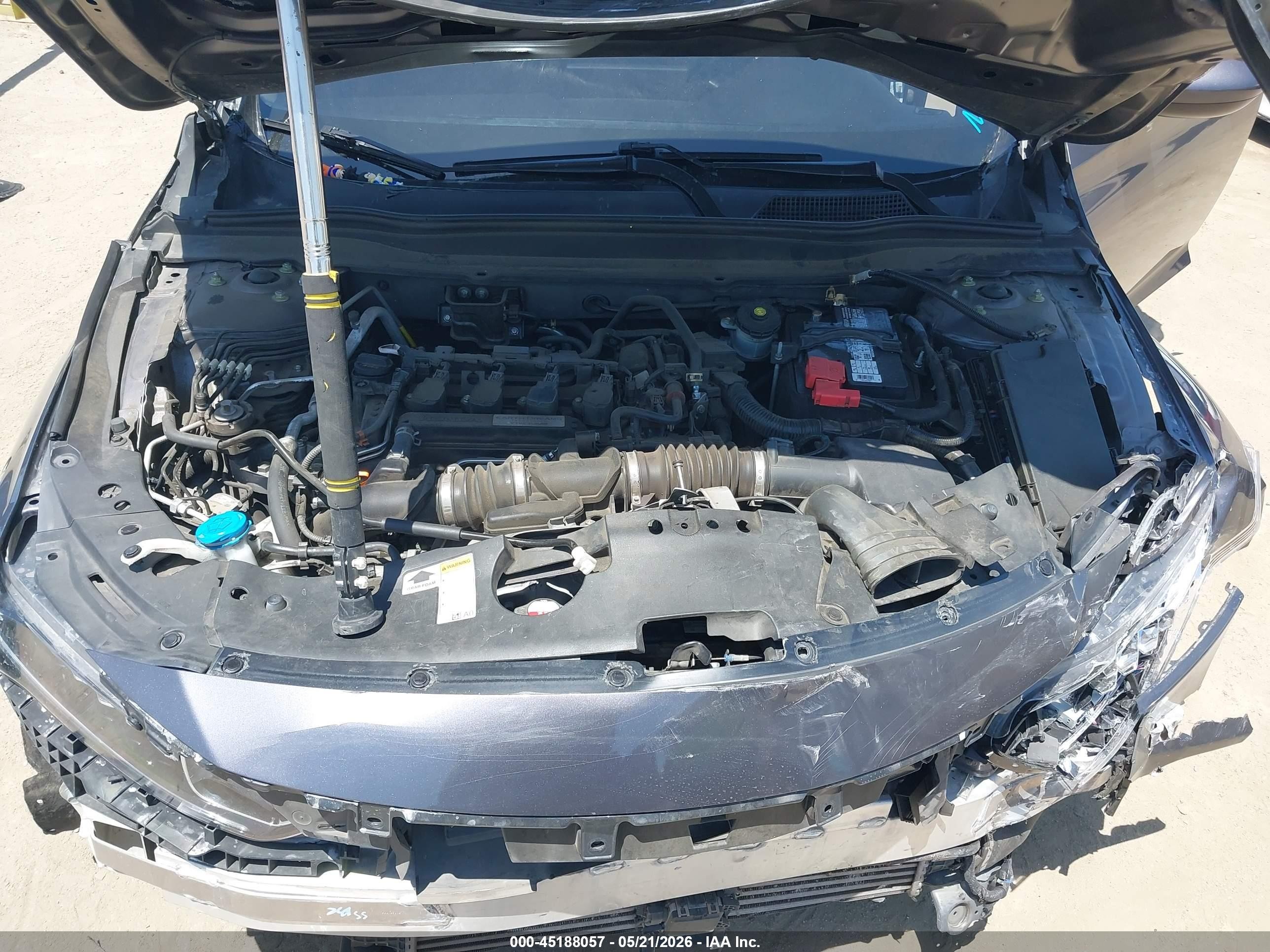 2018 Honda Accord Lx Gray vin: 1HGCV1F15JA257138