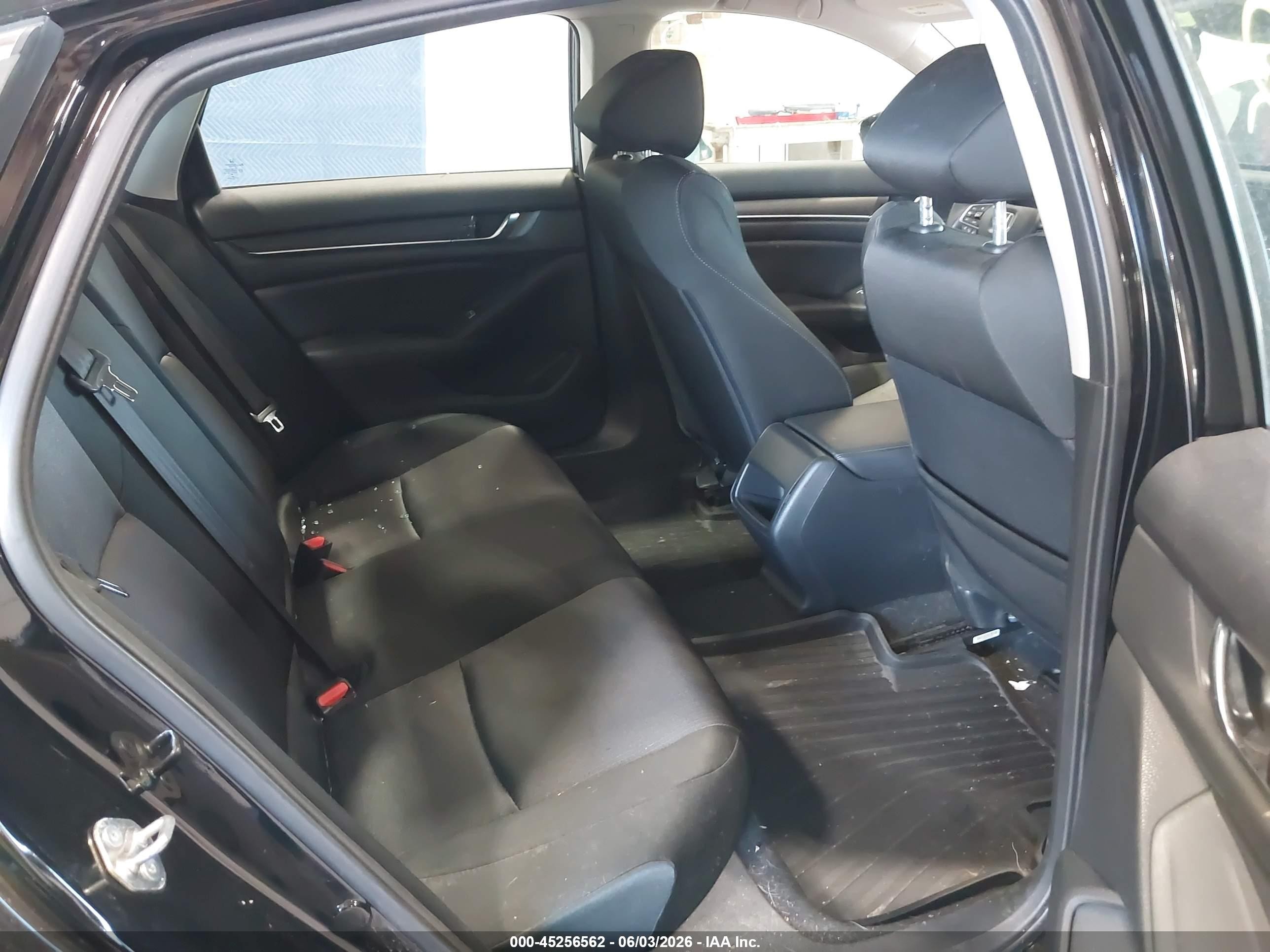 2019 Honda Accord Lx Black vin: 1HGCV1F15KA145232