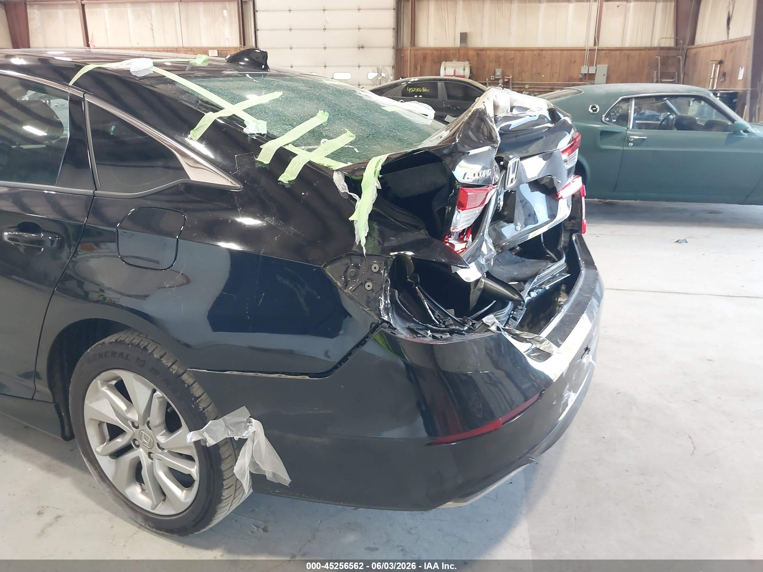 2019 Honda Accord Lx Black vin: 1HGCV1F15KA145232