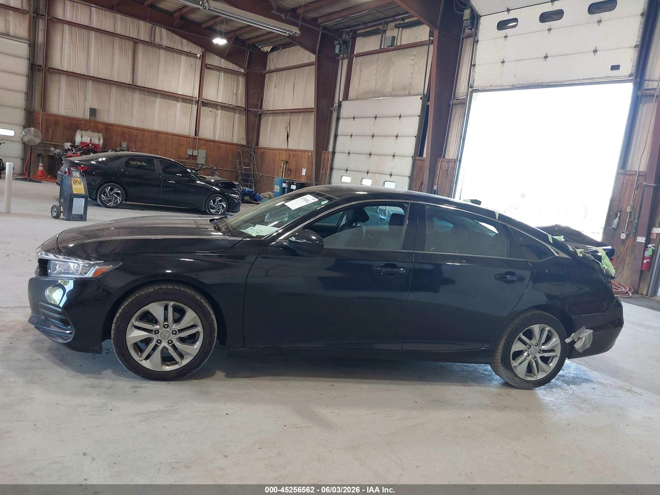 2019 Honda Accord Lx Black vin: 1HGCV1F15KA145232