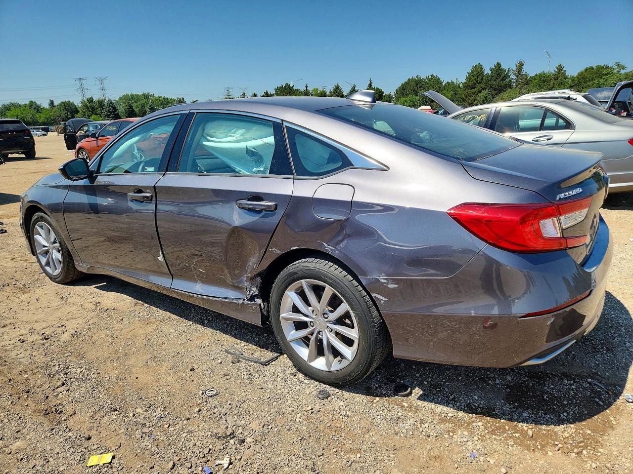 2021 Honda Accord Lx Gray vin: 1HGCV1F16MA036393