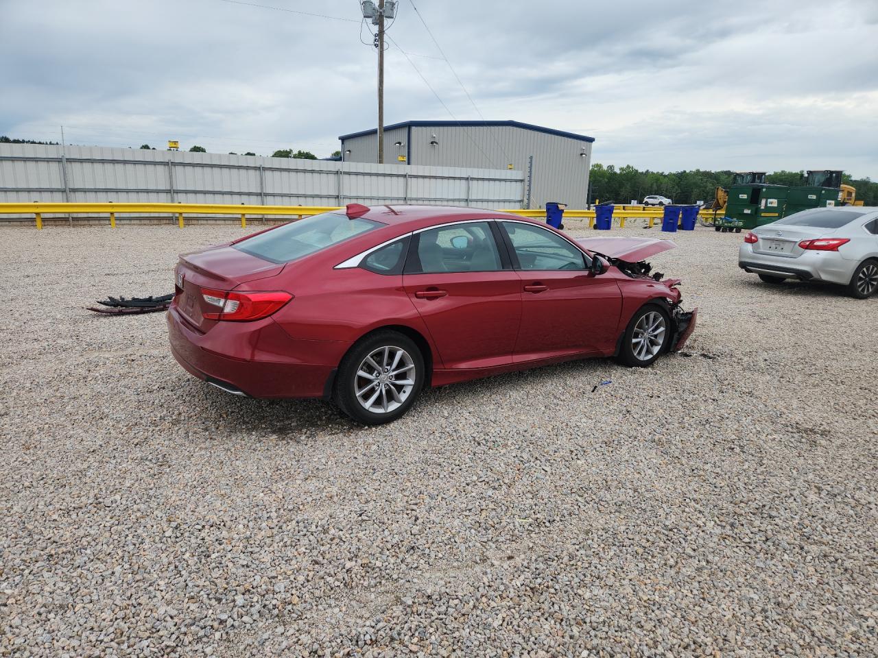 2022 Honda Accord Lx Красный vin: 1HGCV1F16NA024522