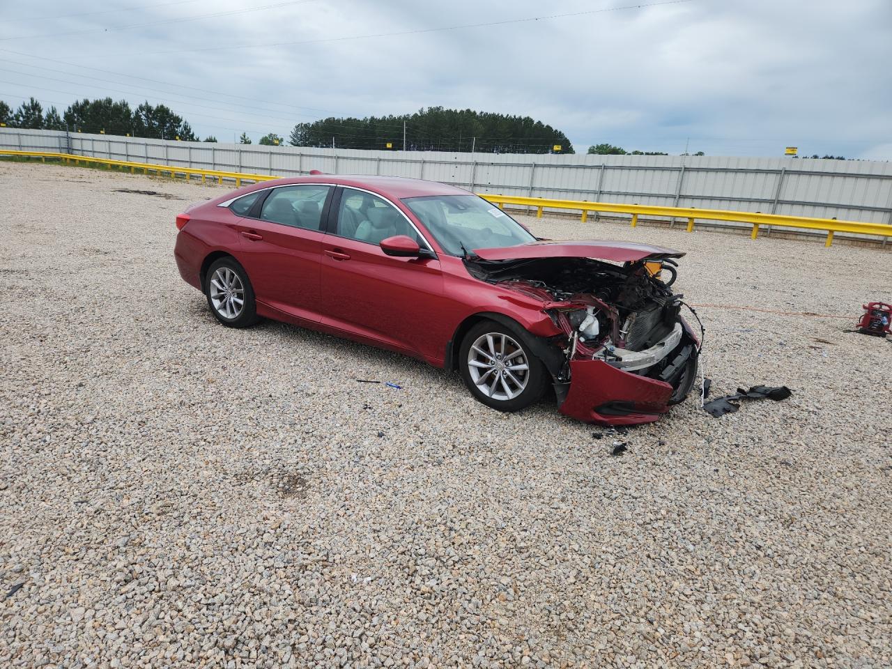 2022 Honda Accord Lx Красный vin: 1HGCV1F16NA024522