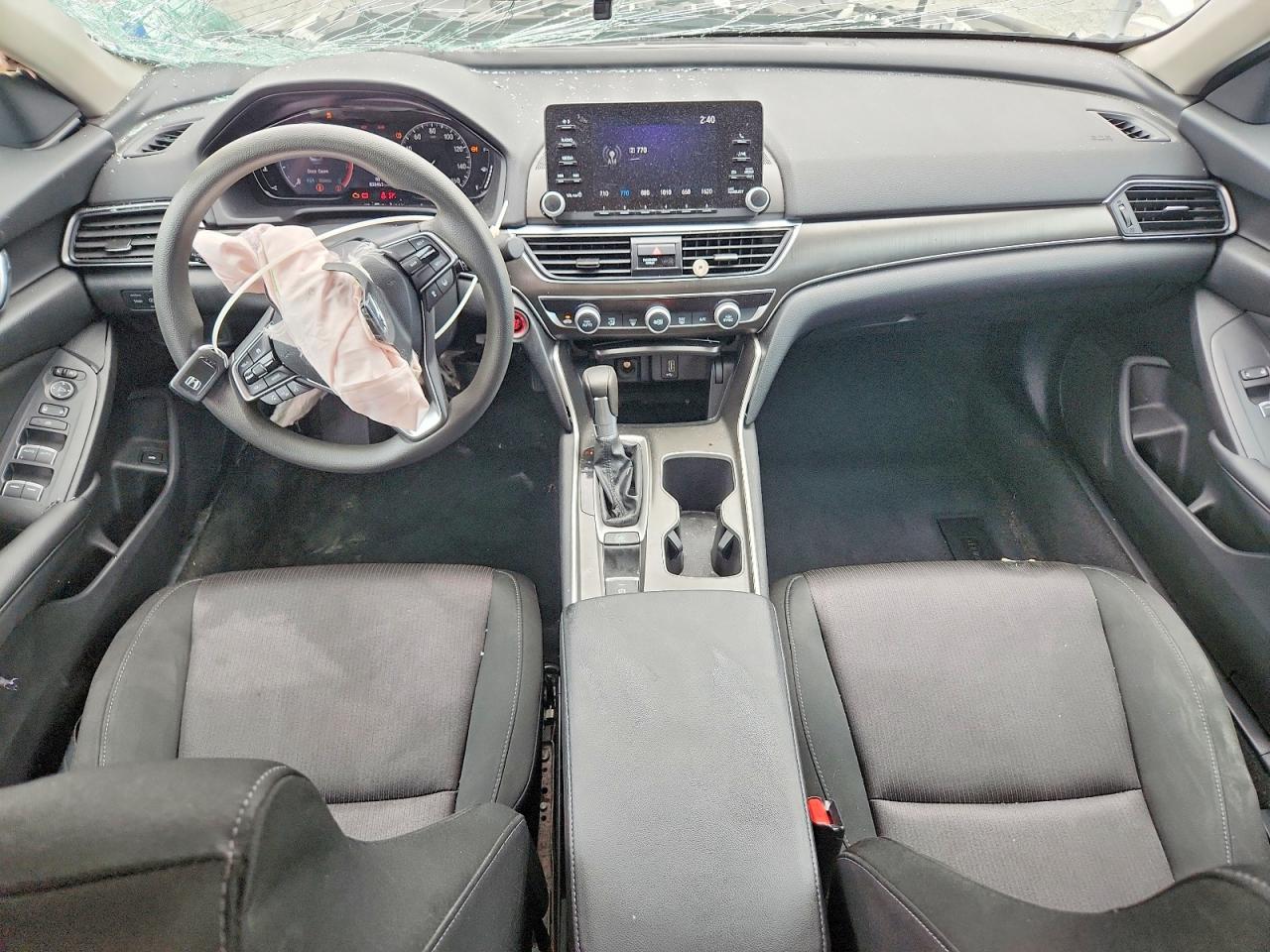 2020 Honda Accord Lx White vin: 1HGCV1F17LA040323