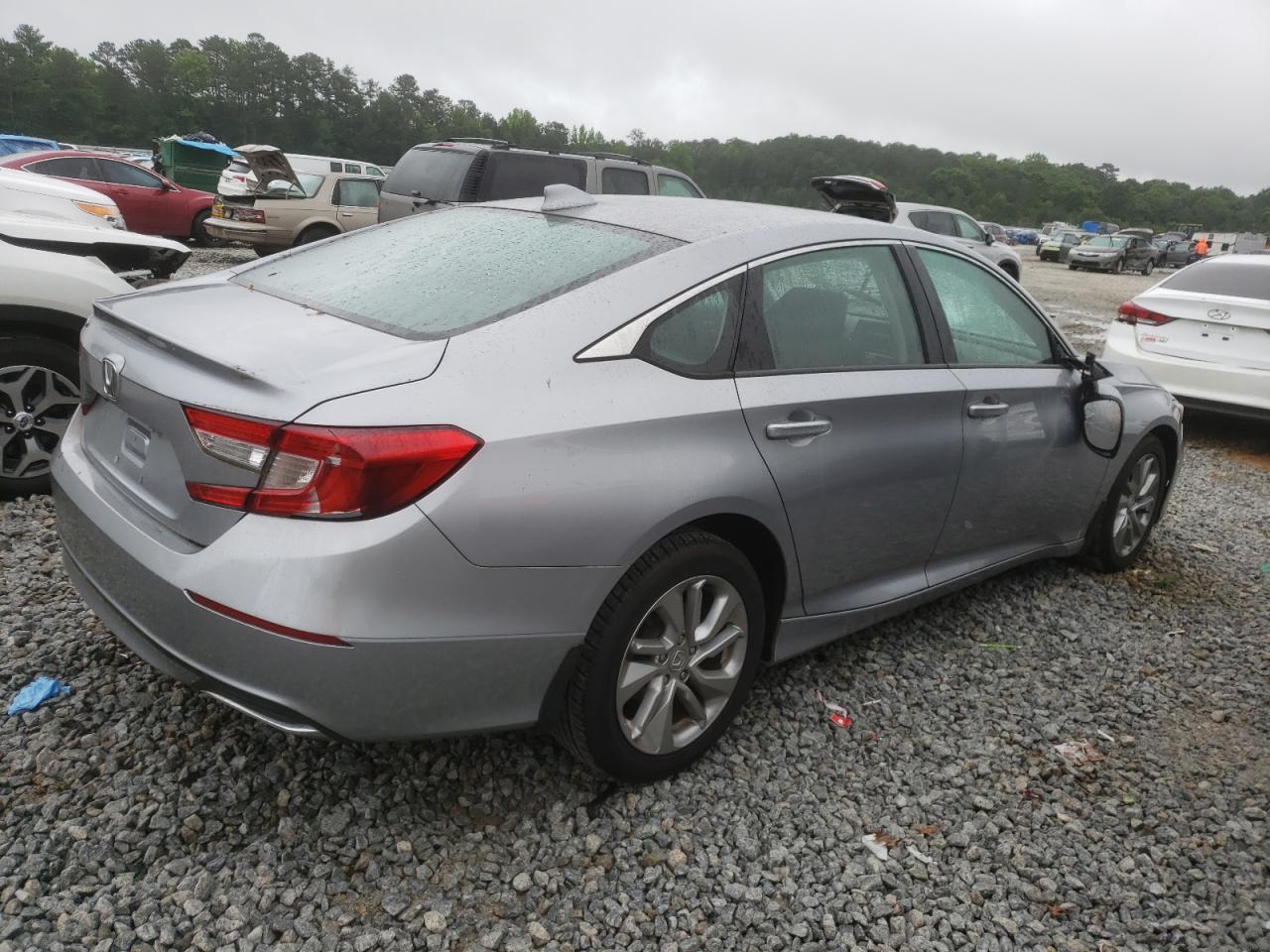 2020 Honda Accord Lx Gray vin: 1HGCV1F17LA084595