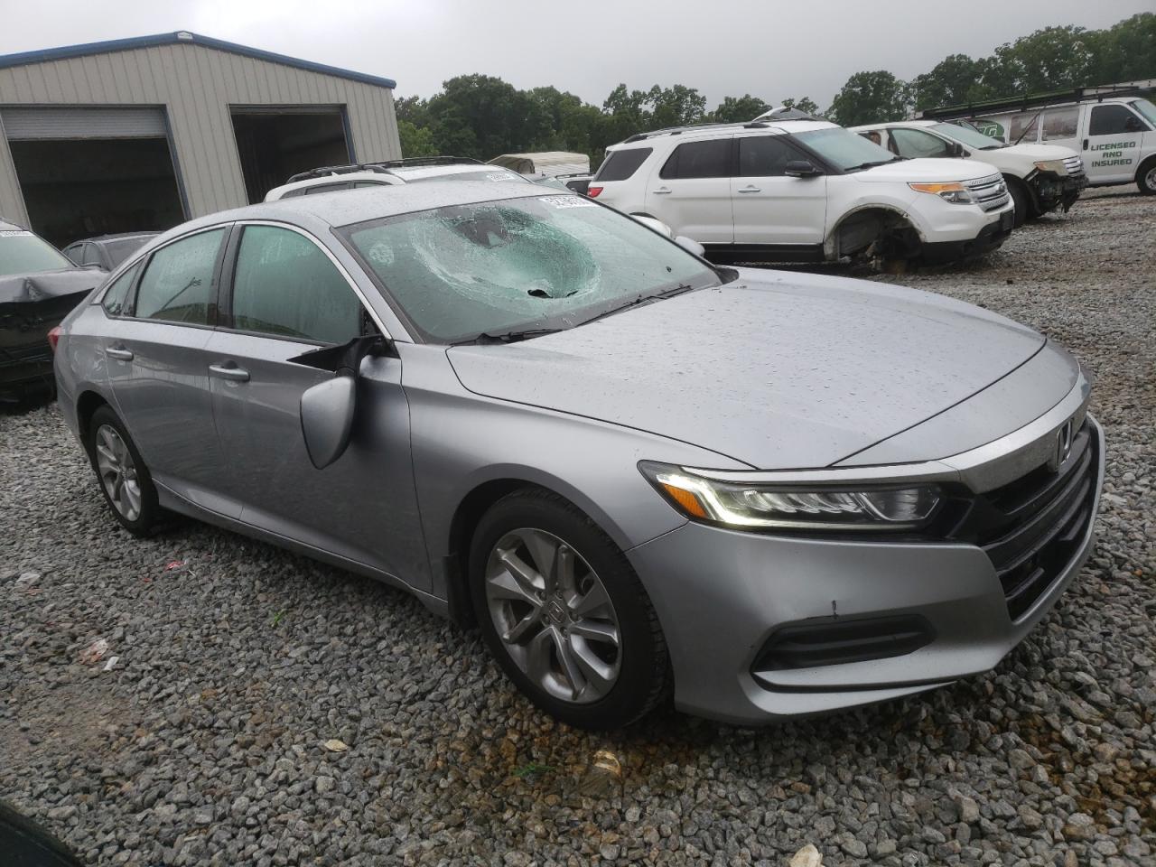 2020 Honda Accord Lx Gray vin: 1HGCV1F17LA084595