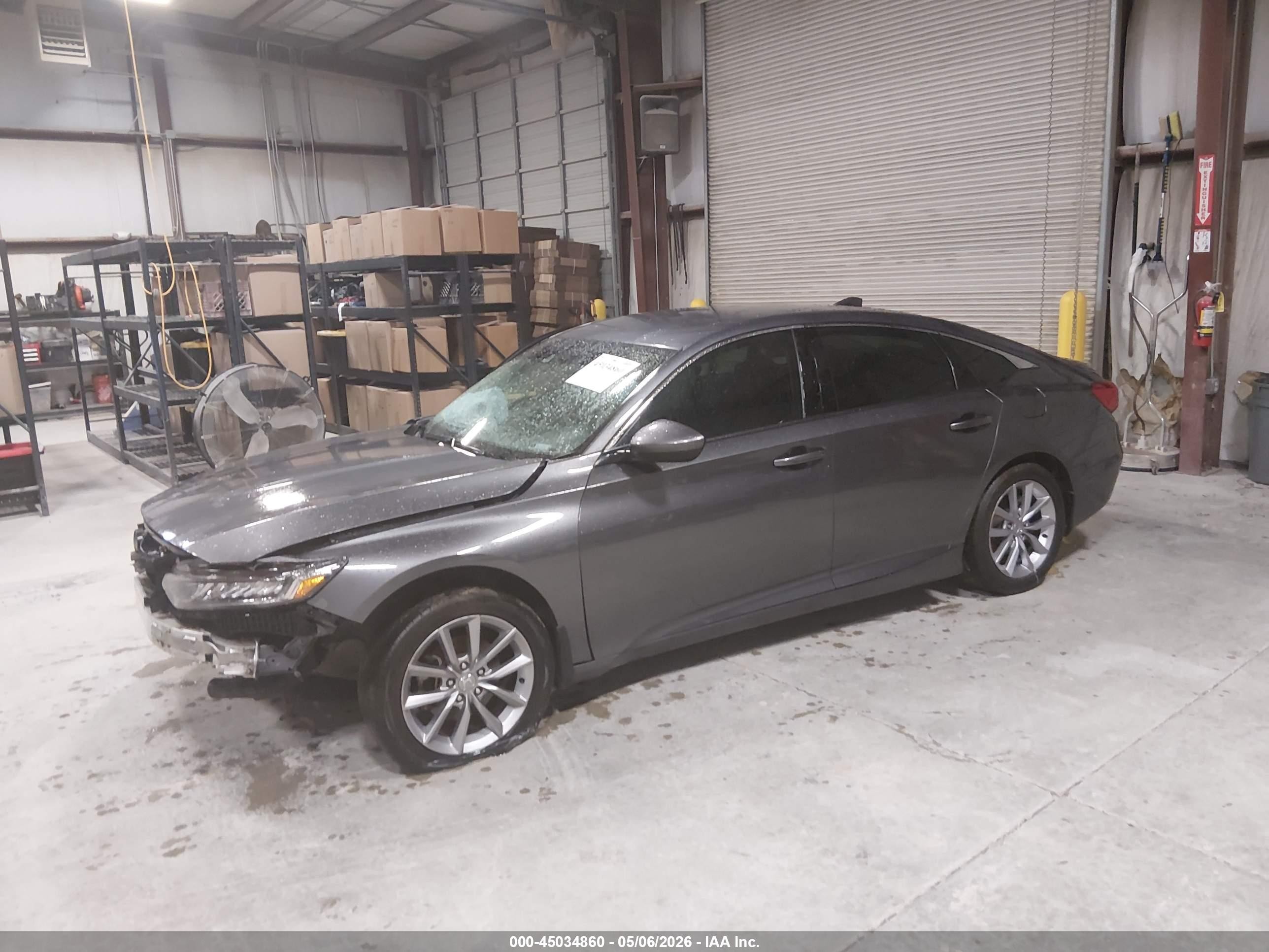 2021 Honda Accord Lx Серый vin: 1HGCV1F17MA042588