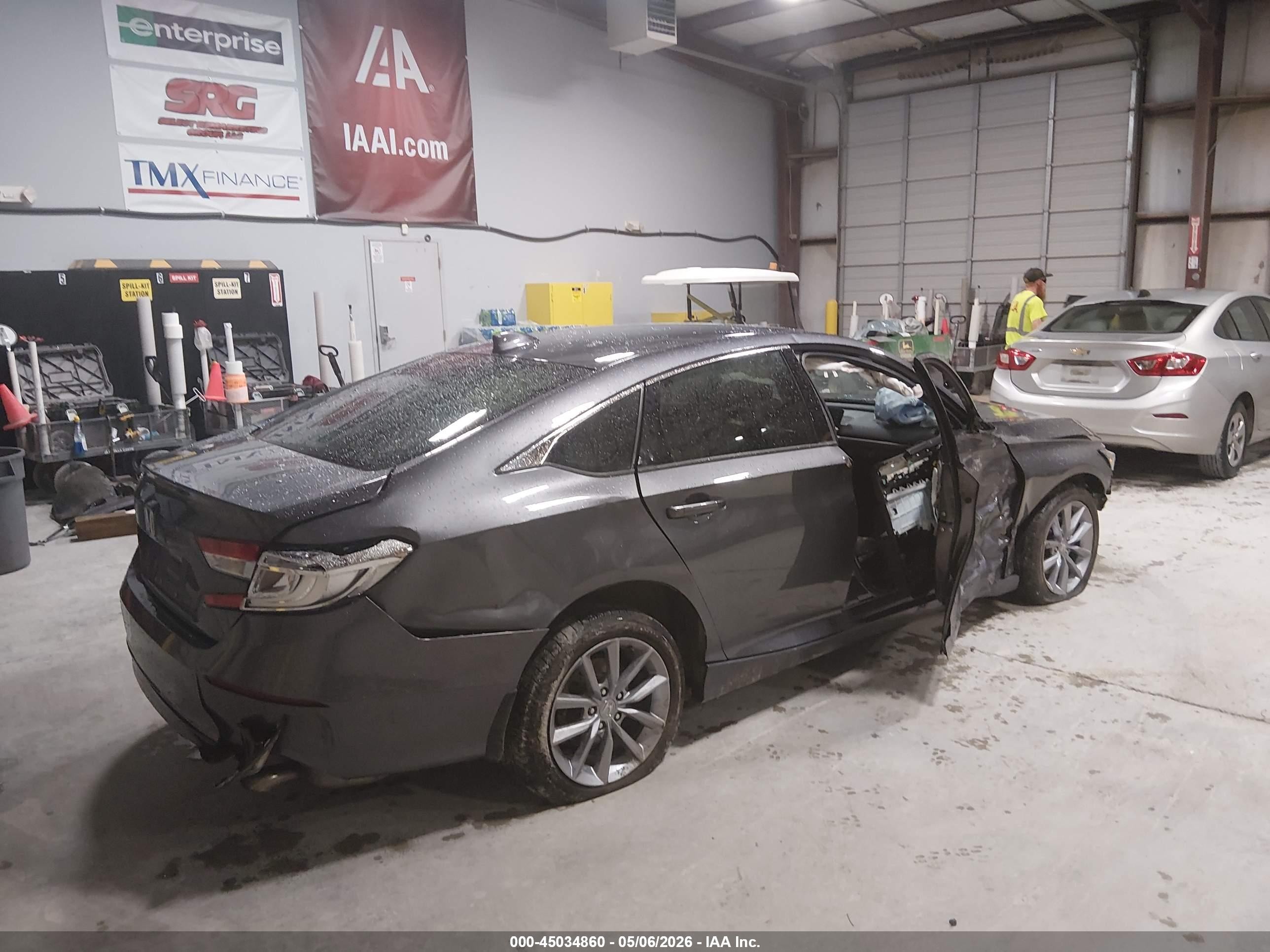 2021 Honda Accord Lx Серый vin: 1HGCV1F17MA042588