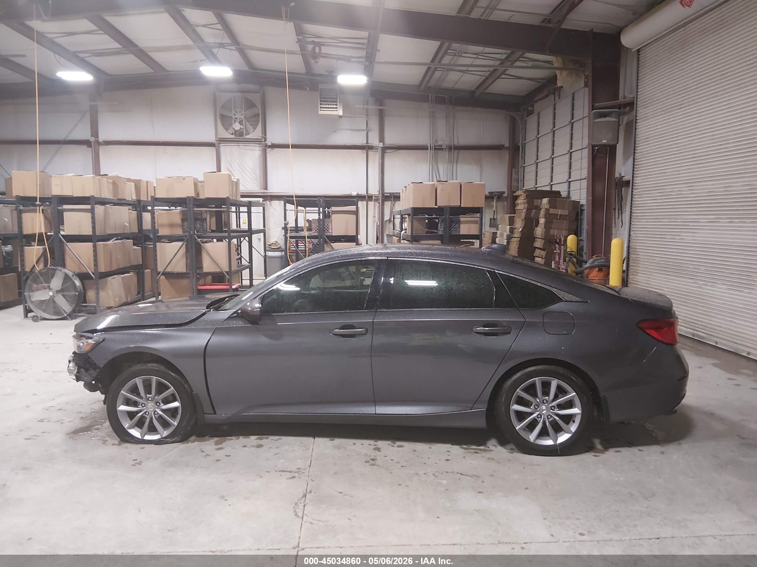 2021 Honda Accord Lx Серый vin: 1HGCV1F17MA042588