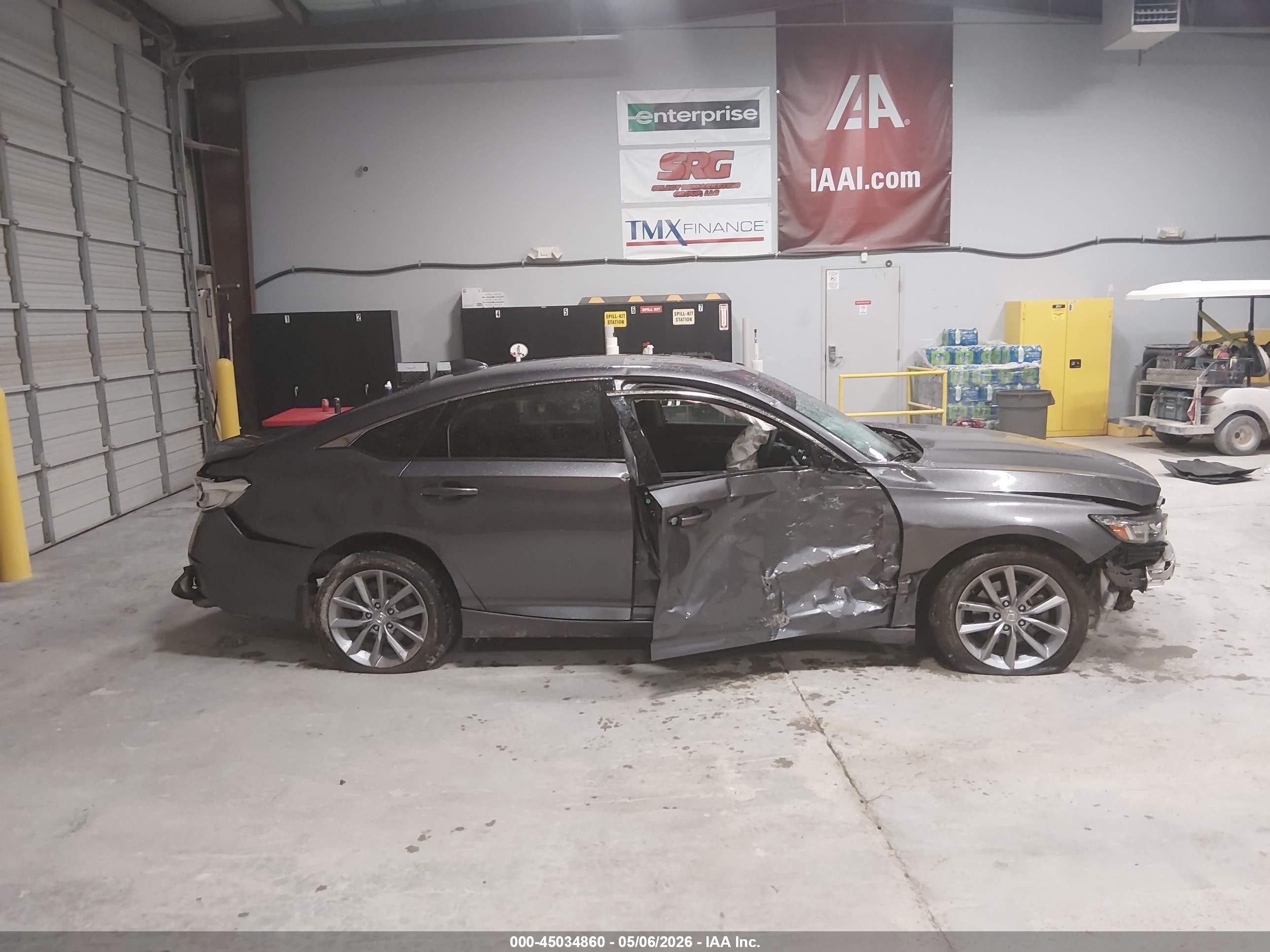 2021 Honda Accord Lx Серый vin: 1HGCV1F17MA042588