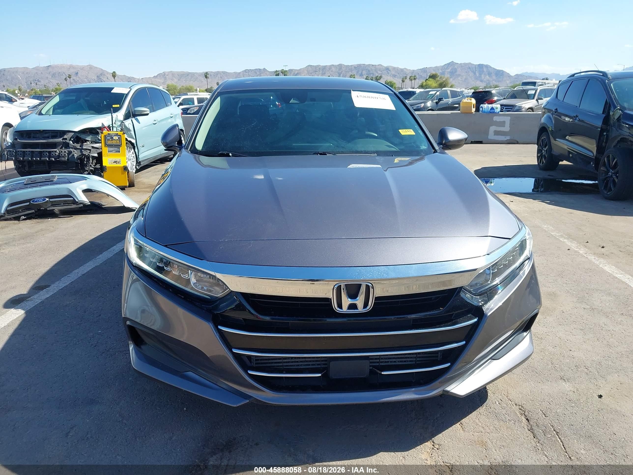 2021 Honda Accord Lx Gray vin: 1HGCV1F17MA054434