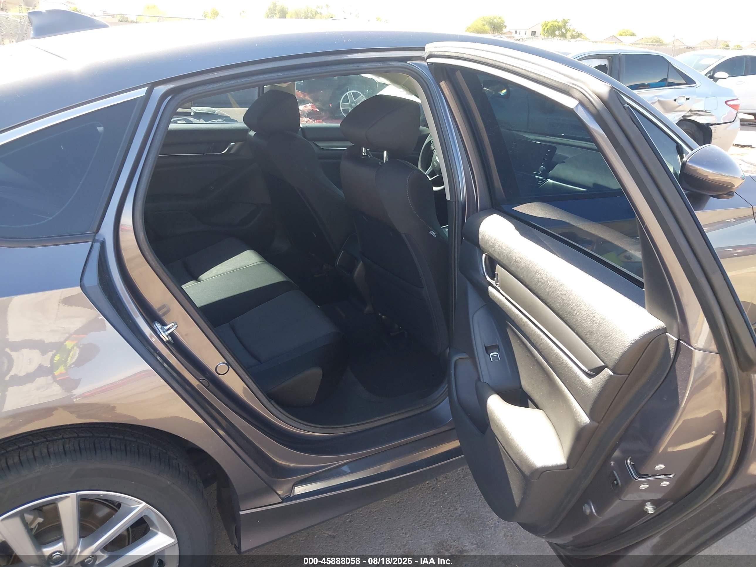 2021 Honda Accord Lx Gray vin: 1HGCV1F17MA054434