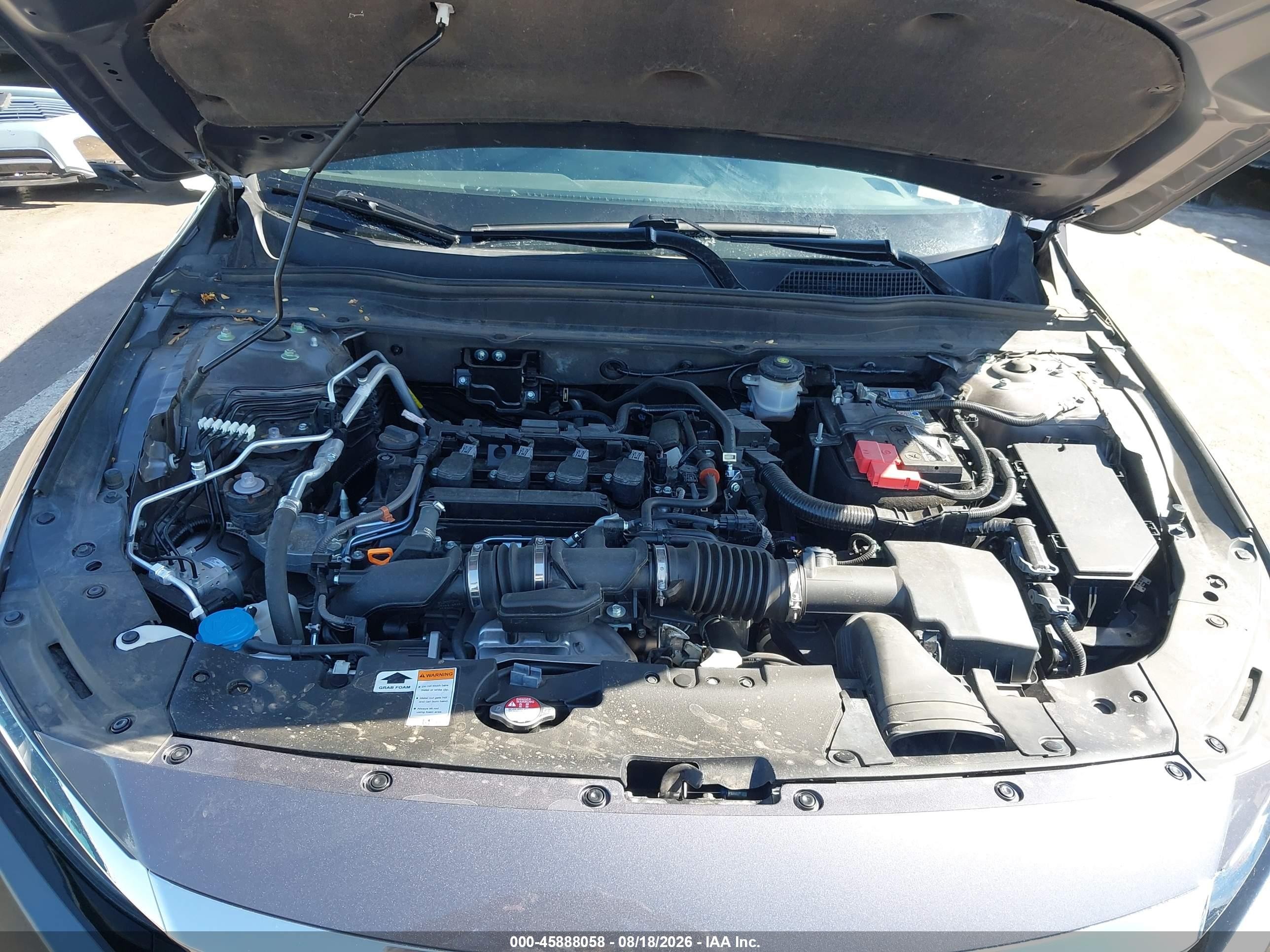 2021 Honda Accord Lx Gray vin: 1HGCV1F17MA054434