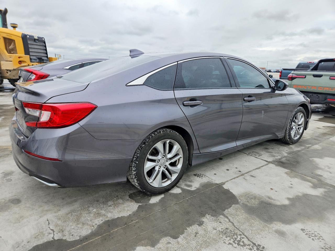 2019 Honda Accord Lx Gray vin: 1HGCV1F18KA004347