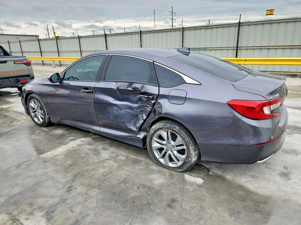 2019 Honda Accord Lx Gray vin: 1HGCV1F18KA004347