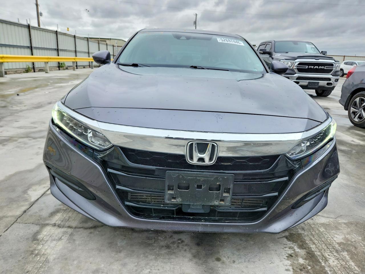 2019 Honda Accord Lx Gray vin: 1HGCV1F18KA004347