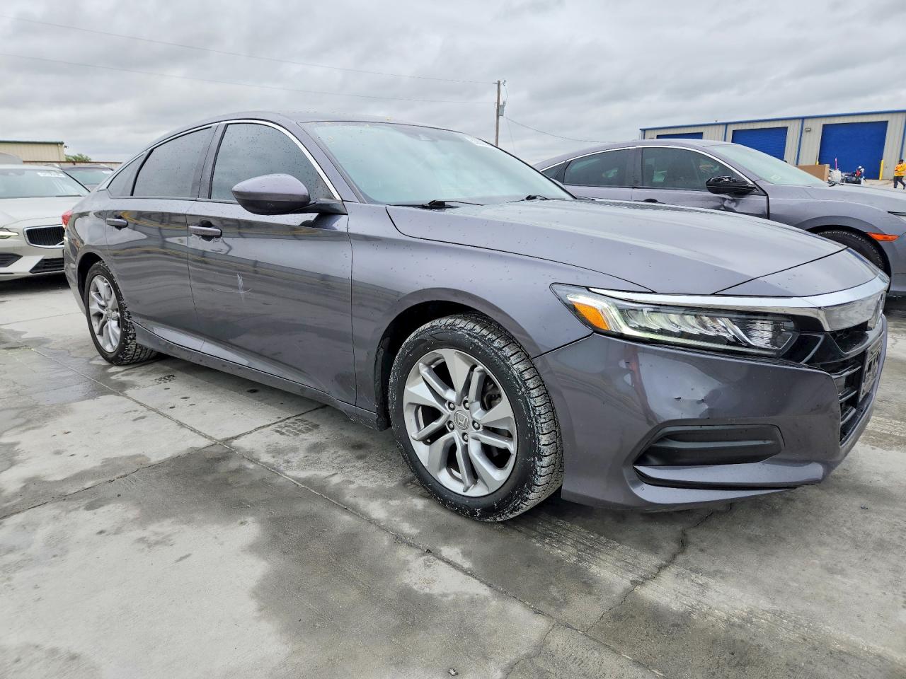 2019 Honda Accord Lx Gray vin: 1HGCV1F18KA004347