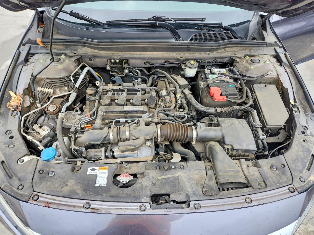 2019 Honda Accord Lx Gray vin: 1HGCV1F18KA004347