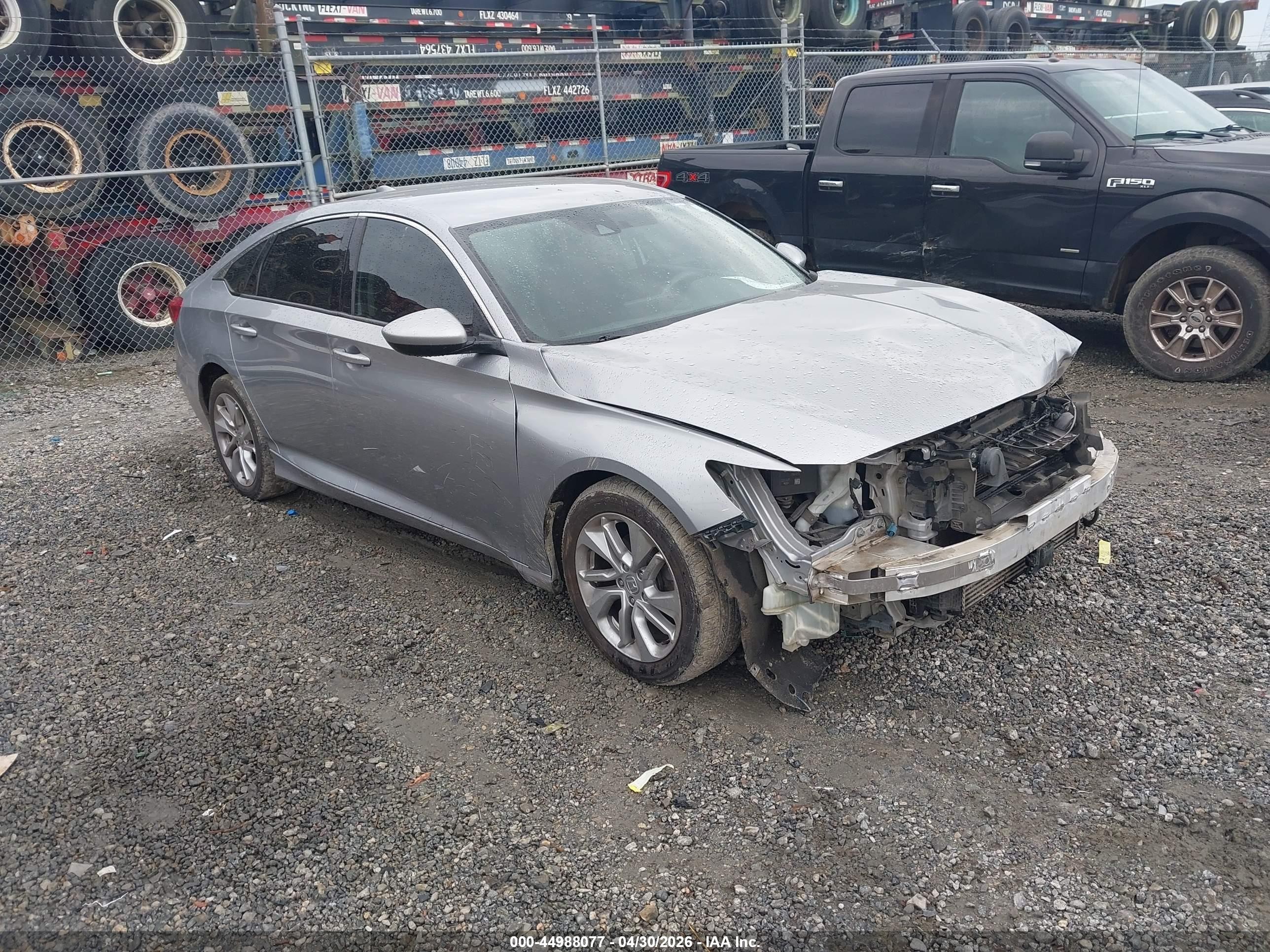 2019 Honda Accord Lx Silver vin: 1HGCV1F18KA026526