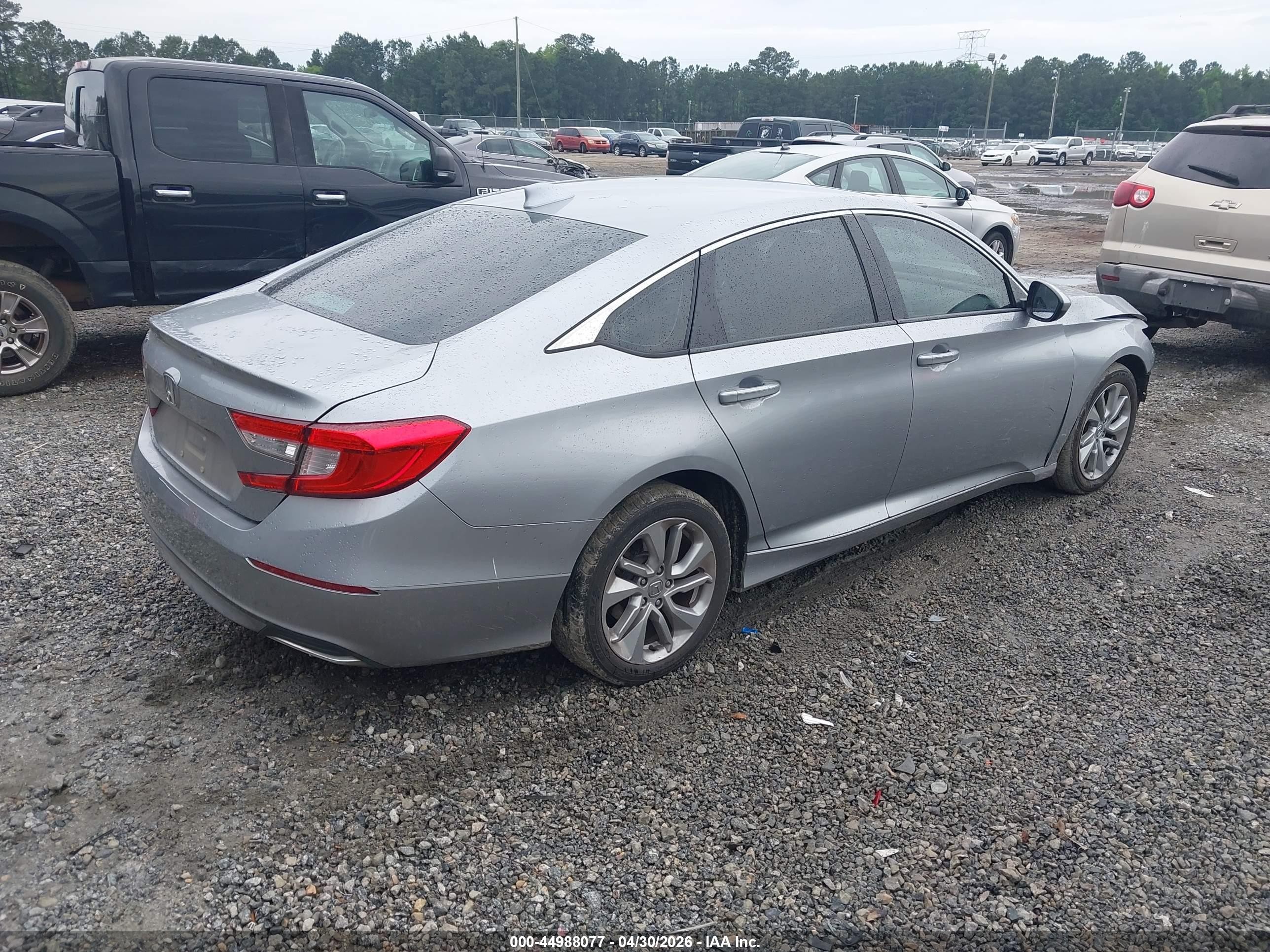 2019 Honda Accord Lx Silver vin: 1HGCV1F18KA026526