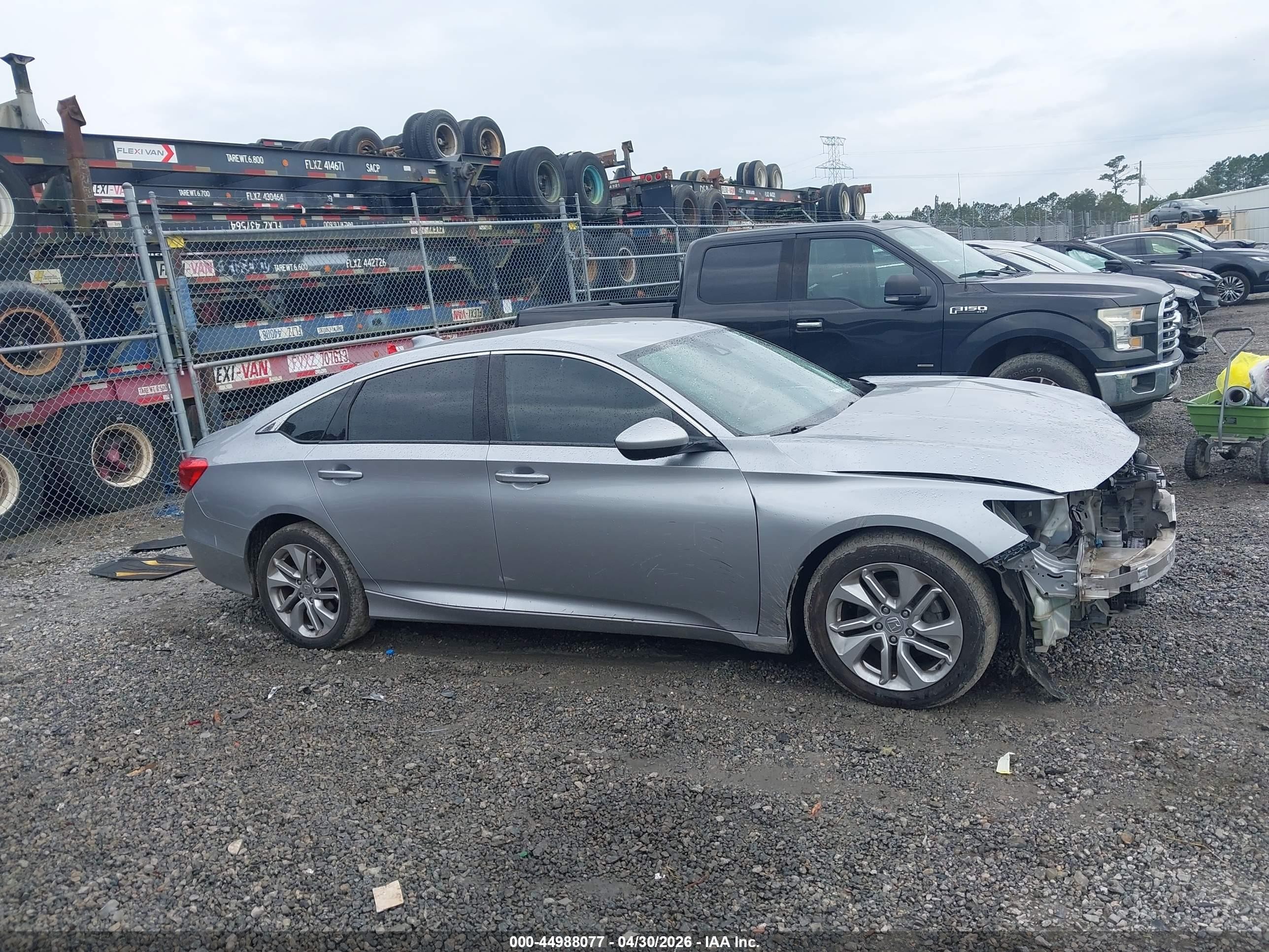 2019 Honda Accord Lx Silver vin: 1HGCV1F18KA026526