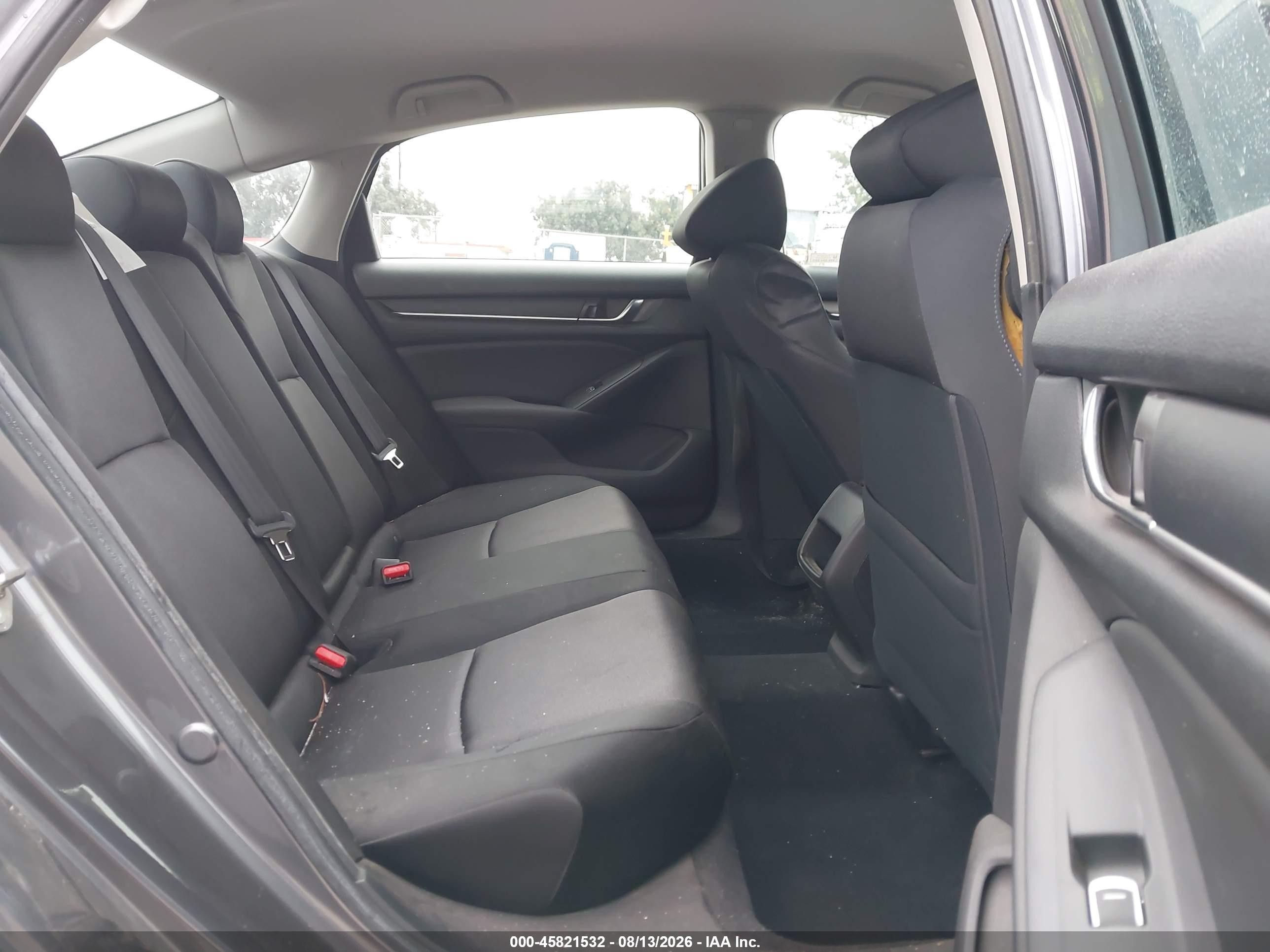 2019 Honda Accord Lx Gray vin: 1HGCV1F18KA044587