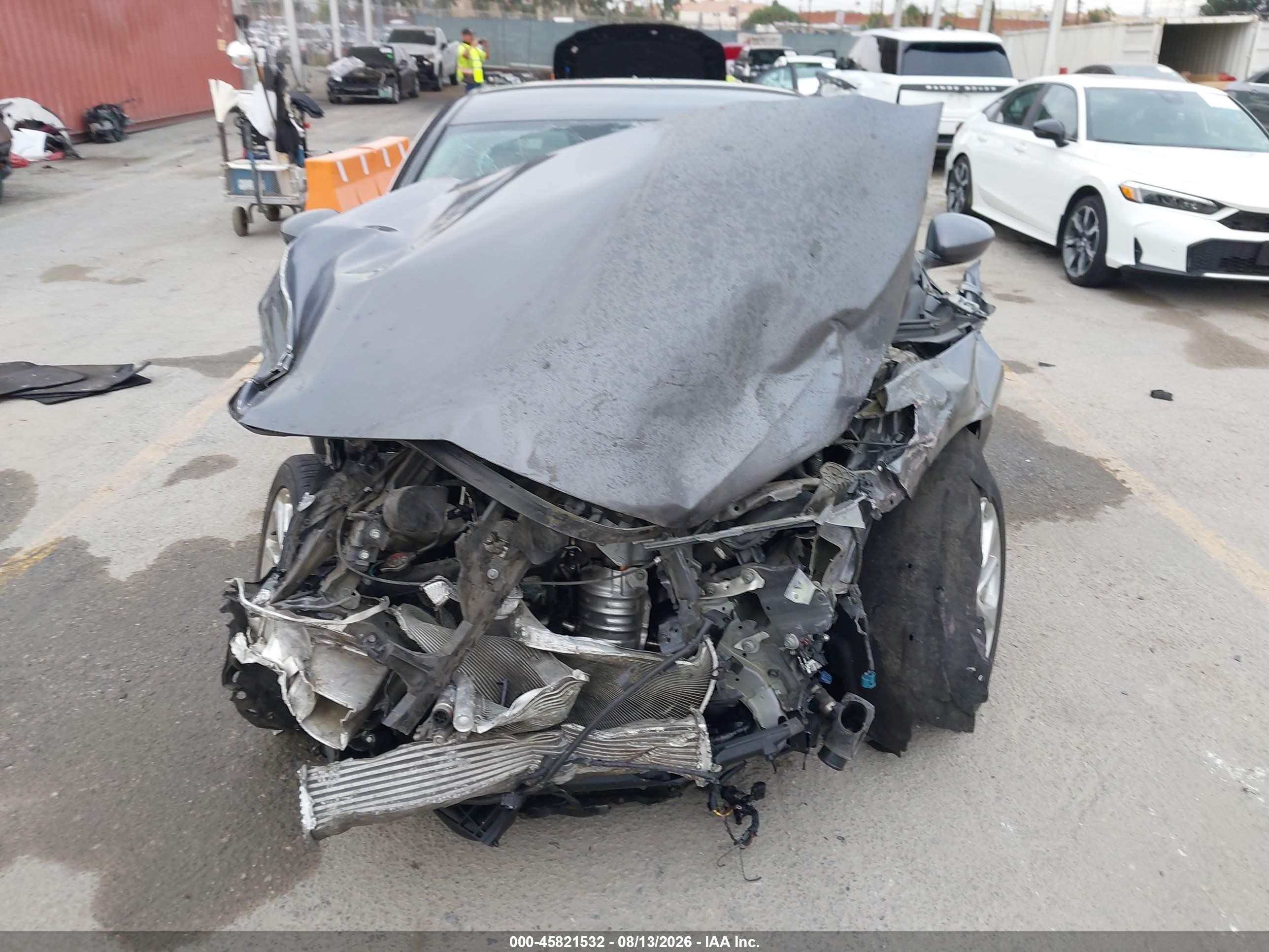 2019 Honda Accord Lx Gray vin: 1HGCV1F18KA044587