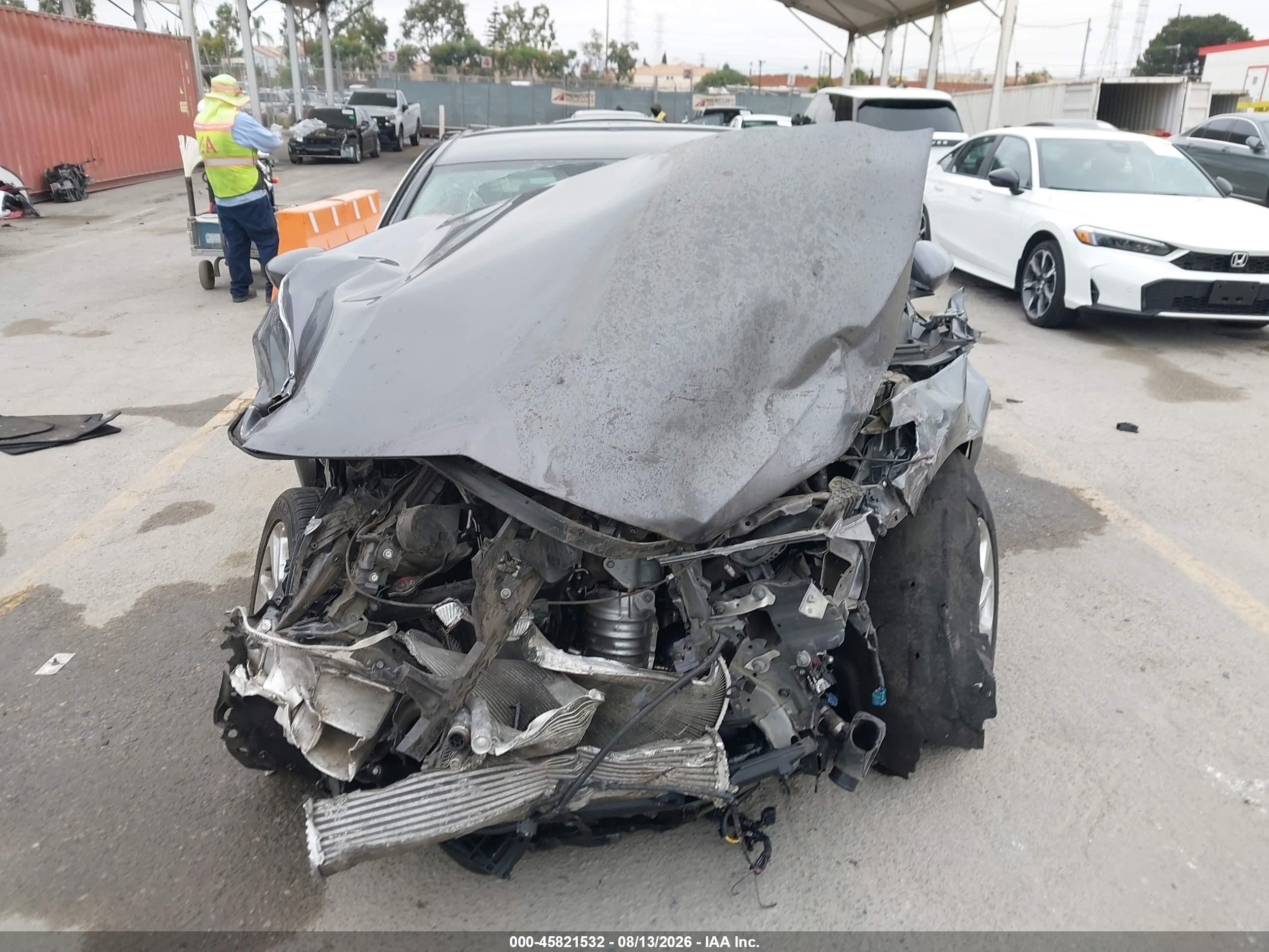 2019 Honda Accord Lx Gray vin: 1HGCV1F18KA044587