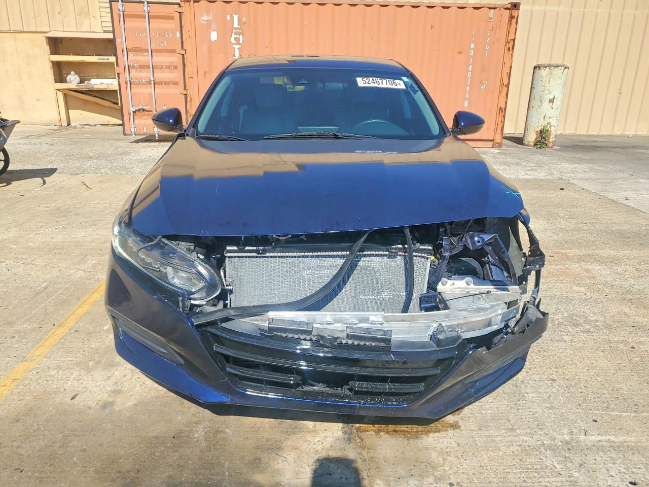 2019 Honda Accord Lx Blue vin: 1HGCV1F18KA061681