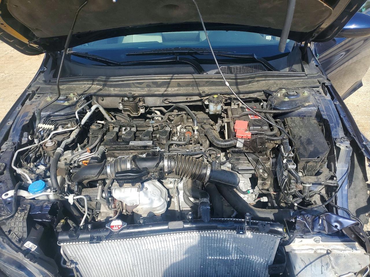 2019 Honda Accord Lx Blue vin: 1HGCV1F18KA061681
