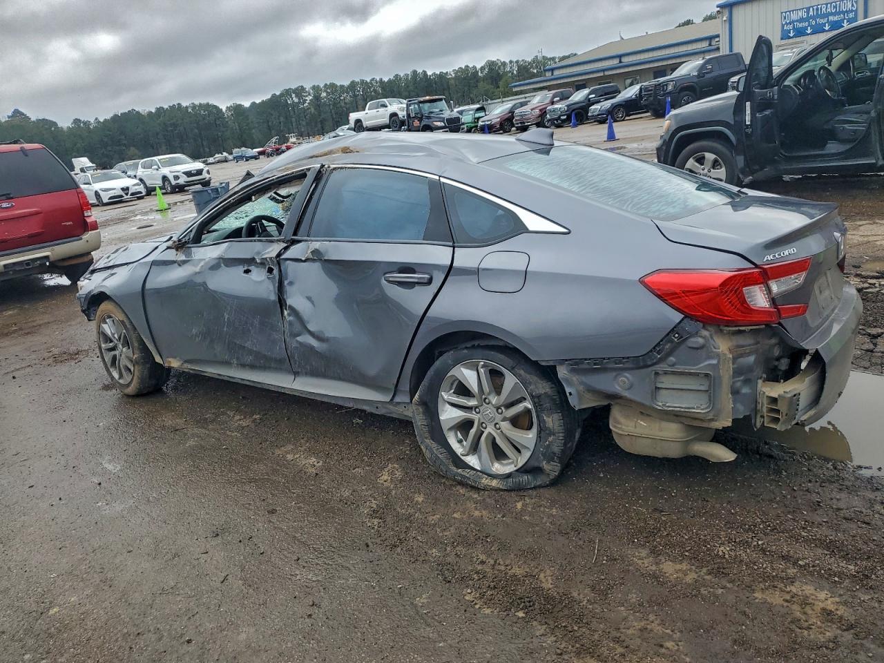 2020 Honda Accord Lx Серый vin: 1HGCV1F18LA075856