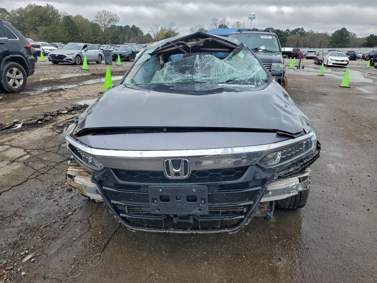 2020 Honda Accord Lx Серый vin: 1HGCV1F18LA075856