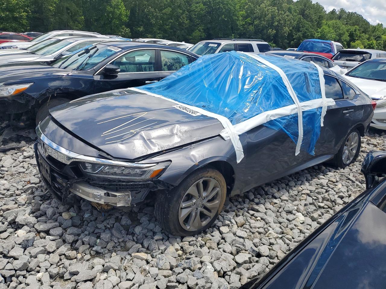 2020 Honda Accord Lx Серый vin: 1HGCV1F18LA075856