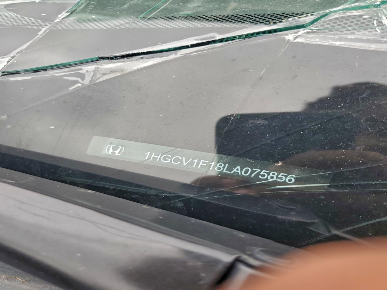2020 Honda Accord Lx Серый vin: 1HGCV1F18LA075856