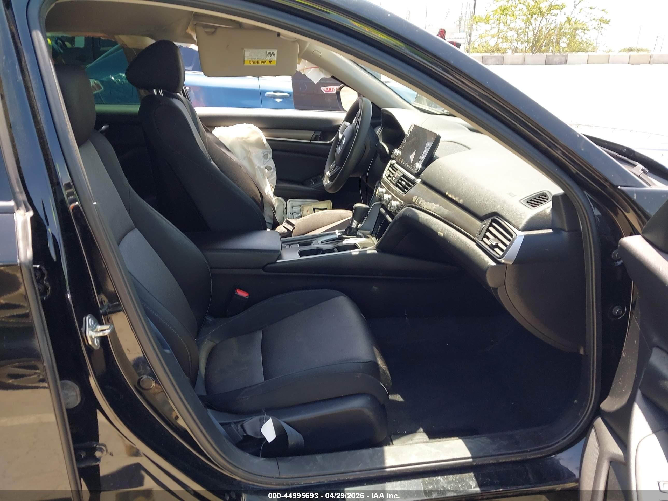 2020 Honda Accord Lx Black vin: 1HGCV1F18LA156761