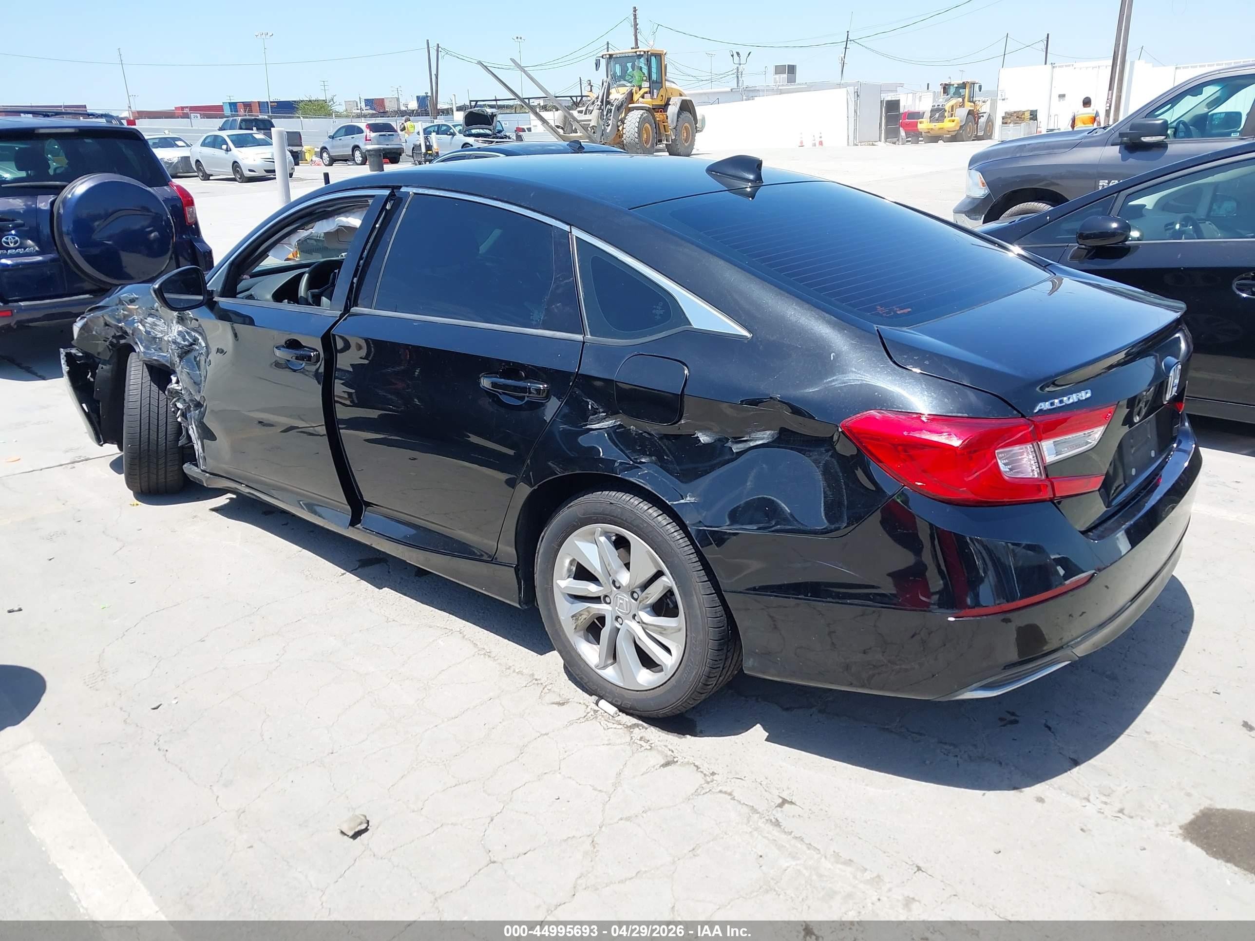 2020 Honda Accord Lx Black vin: 1HGCV1F18LA156761