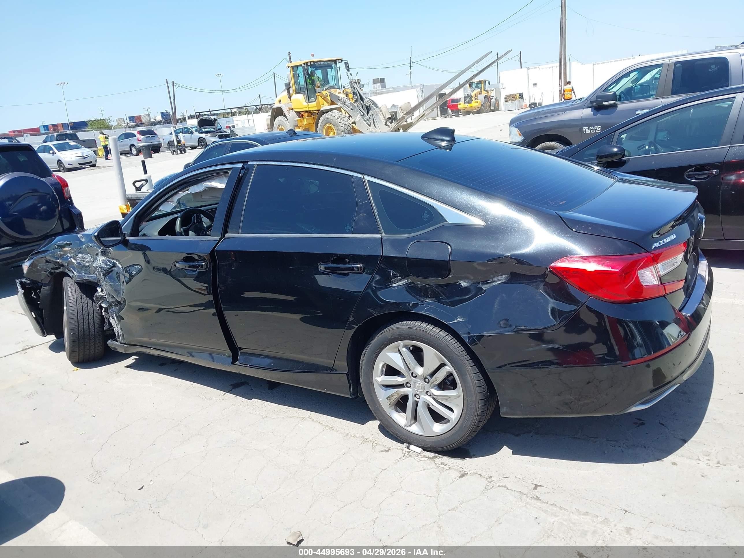 2020 Honda Accord Lx Black vin: 1HGCV1F18LA156761
