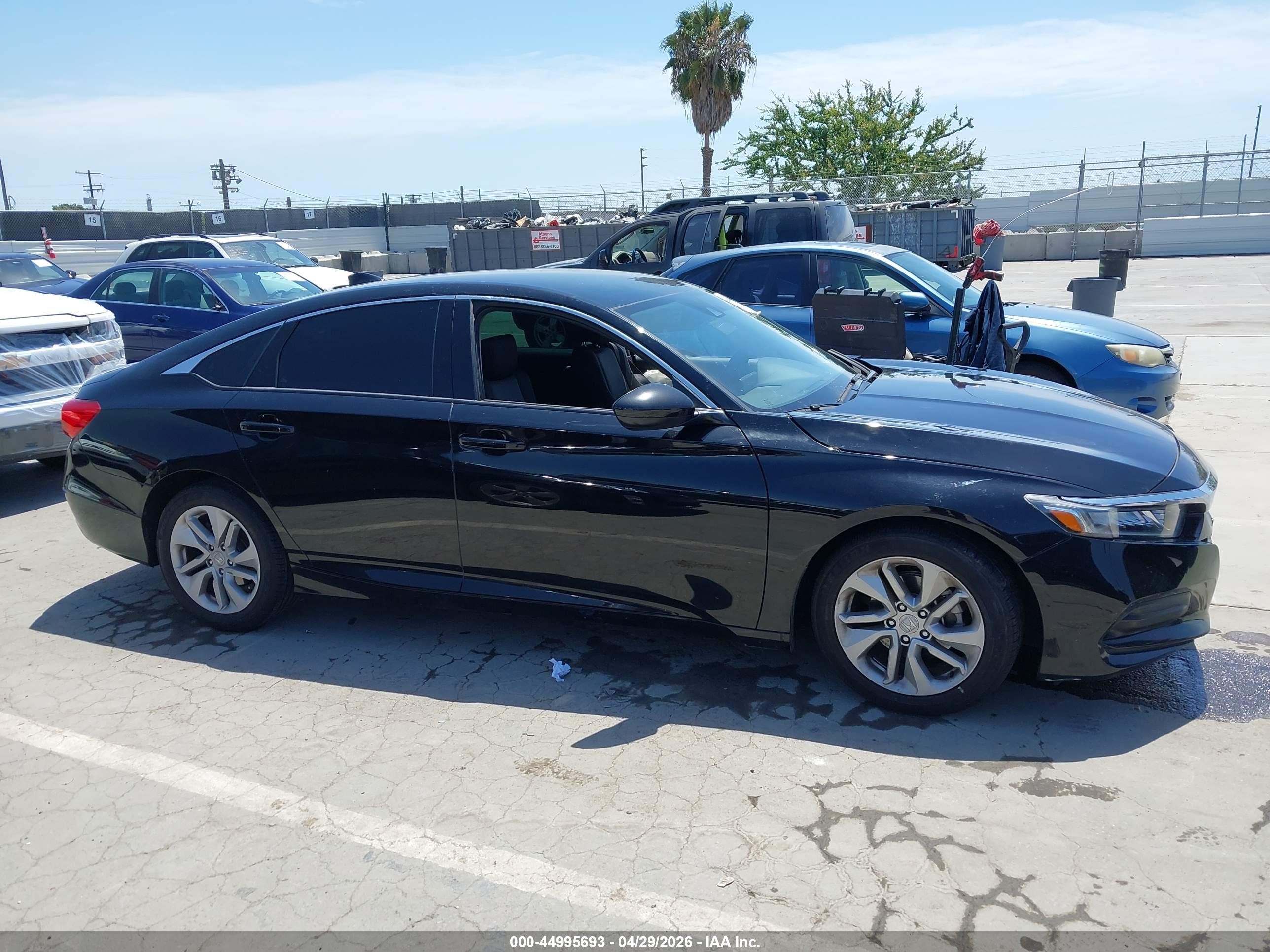 2020 Honda Accord Lx Black vin: 1HGCV1F18LA156761
