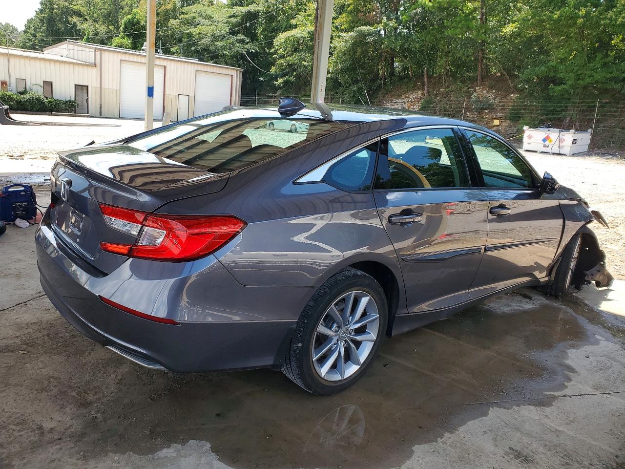2021 Honda Accord Lx Gray vin: 1HGCV1F18MA061120