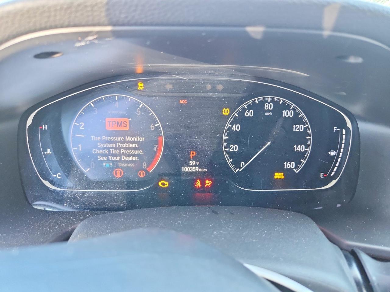 2019 Honda Accord Lx White vin: 1HGCV1F19KA017429