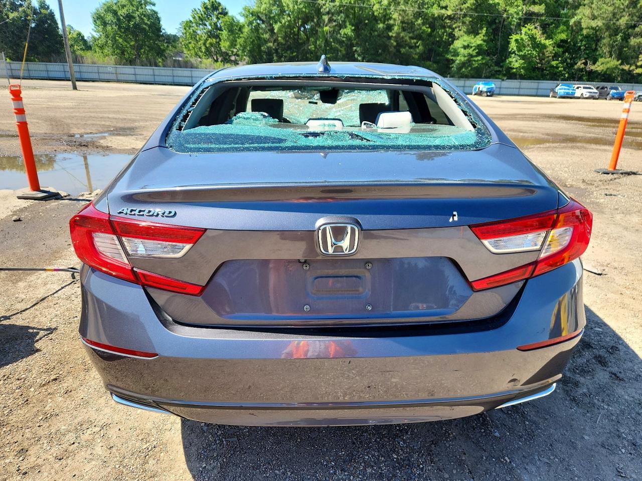 2019 Honda Accord Lx Gray vin: 1HGCV1F19KA054772