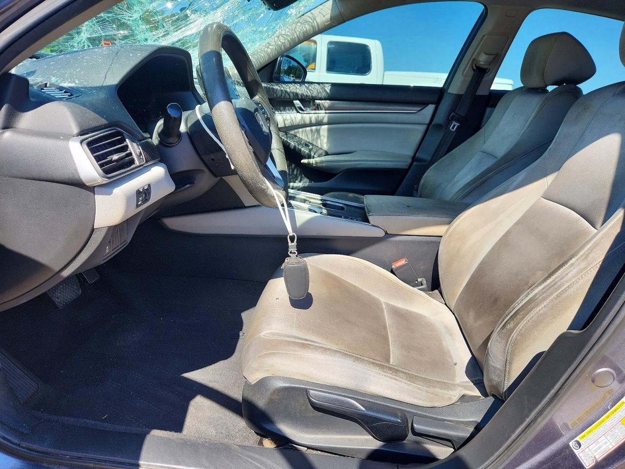 2019 Honda Accord Lx Gray vin: 1HGCV1F19KA054772