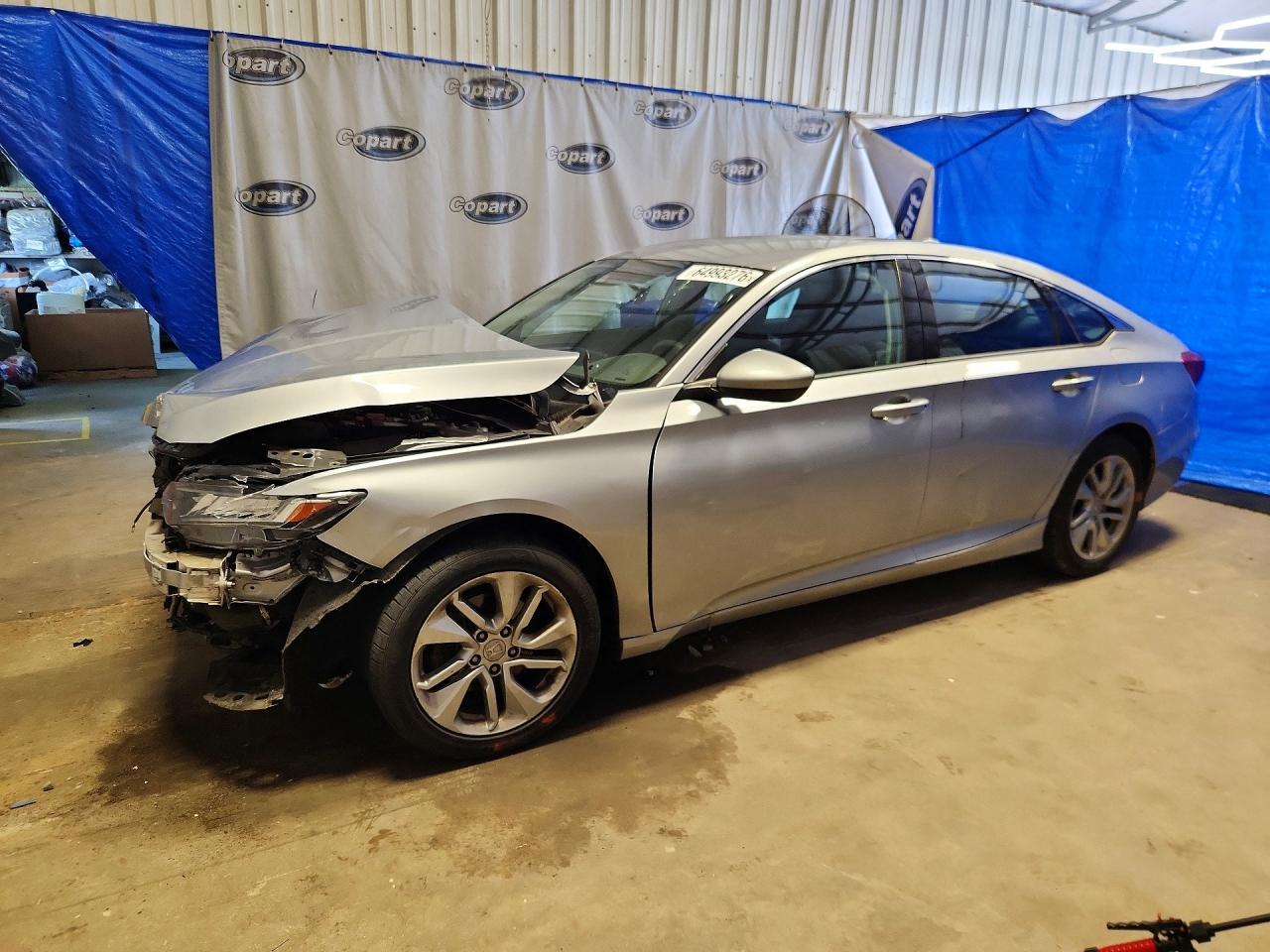 2018 Honda Accord Lx Silver vin: 1HGCV1F1XJA025179
