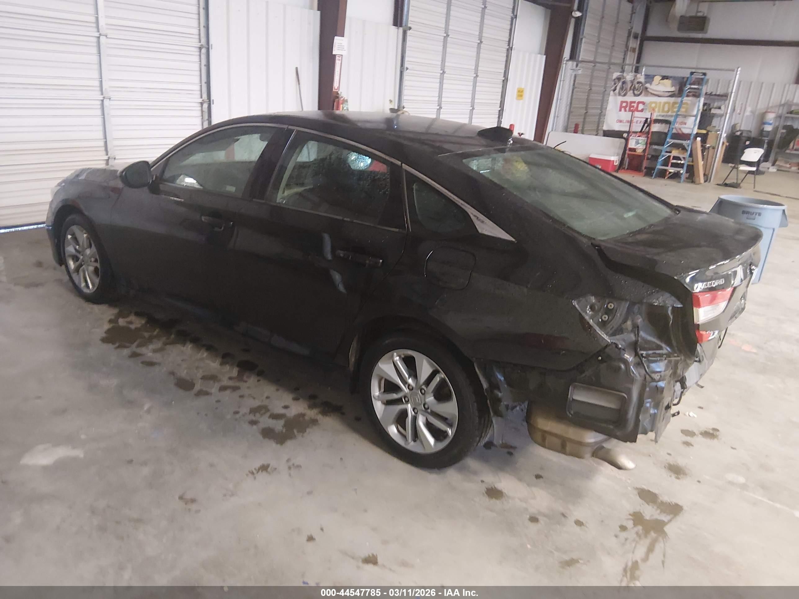 2018 Honda Accord Lx Черный vin: 1HGCV1F1XJA161344
